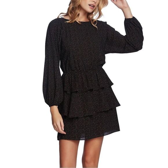 NWOT 1.STATE Ruffled Dress, Size XS - Picture 1 of 9